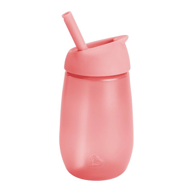 slide 1 of 5, Munchkin Simple Clean Straw Cup - 10oz - Pink, 10 oz