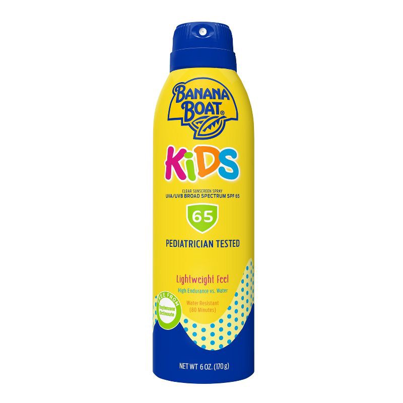 slide 1 of 7, Banana Boat Kids Sunscreen Spray - SPF 65 - 6 oz, 5 ct; 6 oz