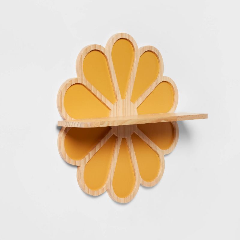 slide 3 of 5, Flower Kids' Wall Kids' Shelf - Pillowfort™, 1 ct