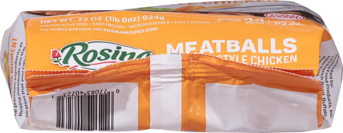 slide 6 of 13, Rosina Buffalo Style Chicken Meatballs 44 ea, 44 ct