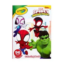 Crayola 96pg Coloring Book - Spidey and His Amazing Friends: Creative Kids Activity, Ages 3+, Spider-Man Pages