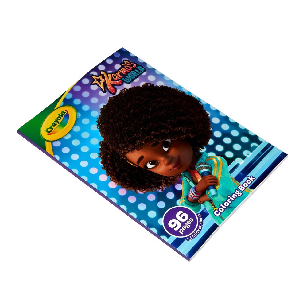 slide 5 of 6, Crayola 96pg Coloring Book - Karmas World, 1 ct
