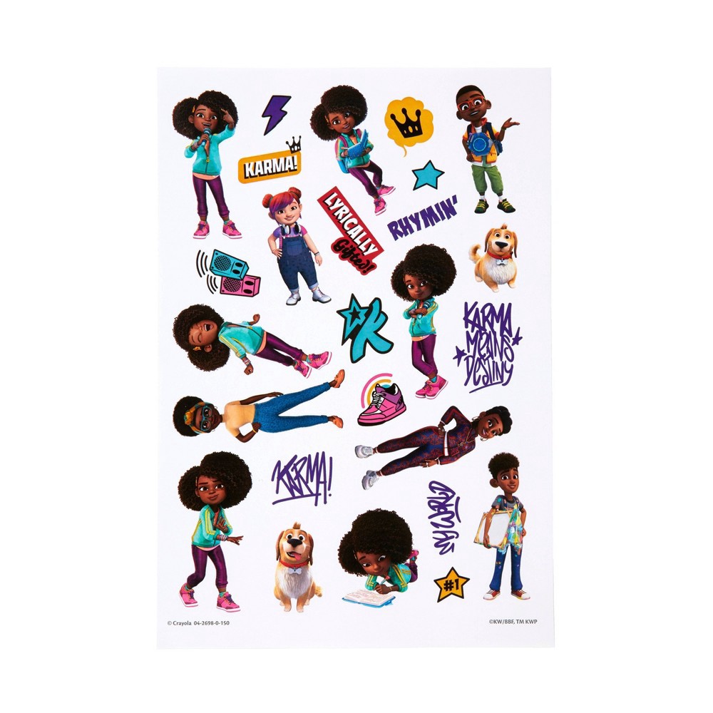 slide 3 of 6, Crayola 96pg Coloring Book - Karmas World, 1 ct