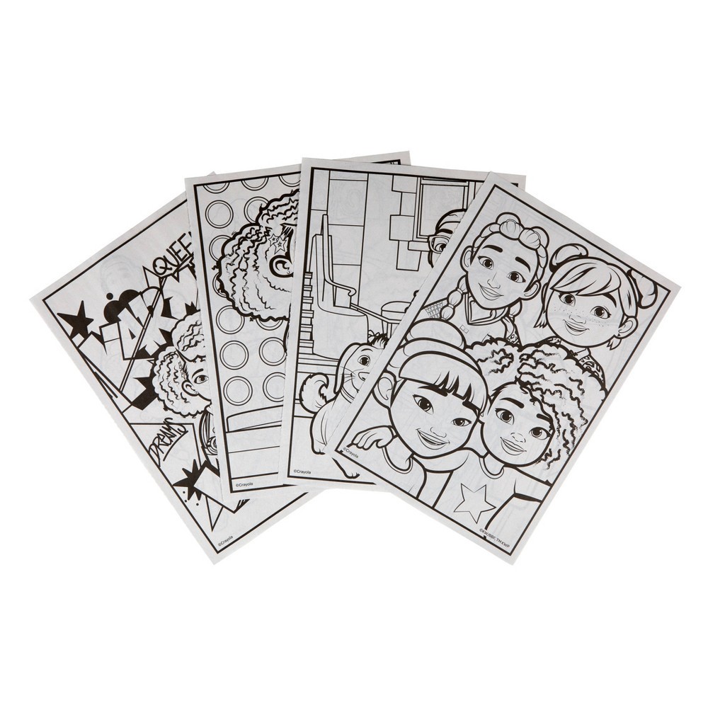 slide 6 of 6, Crayola 96pg Coloring Book - Karmas World, 1 ct