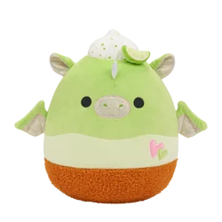 Squishmallows Raspberry & White Chocolate Cheesecake Dragon Plush