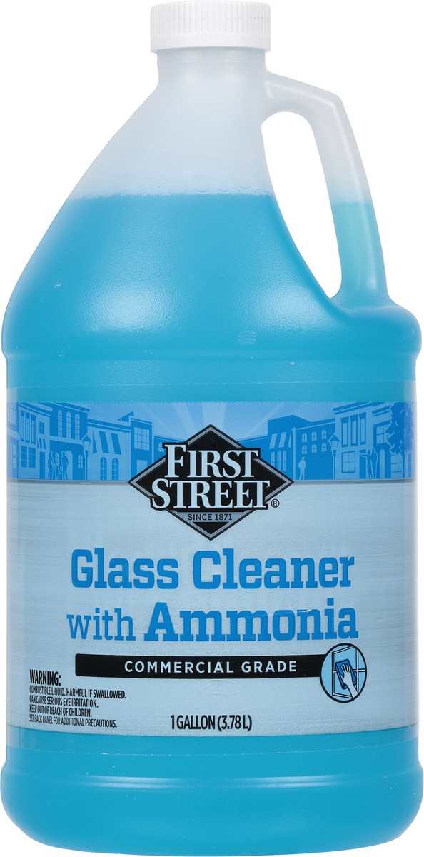 slide 4 of 12, Cb02 First Street Glass Cleaner With Ammonia, 1 gal