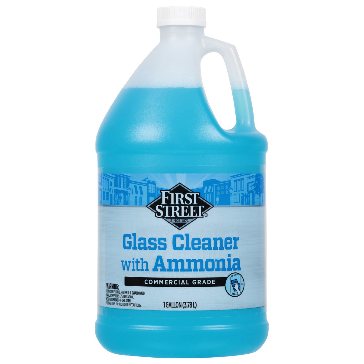 slide 2 of 12, Cb02 First Street Glass Cleaner With Ammonia, 1 gal