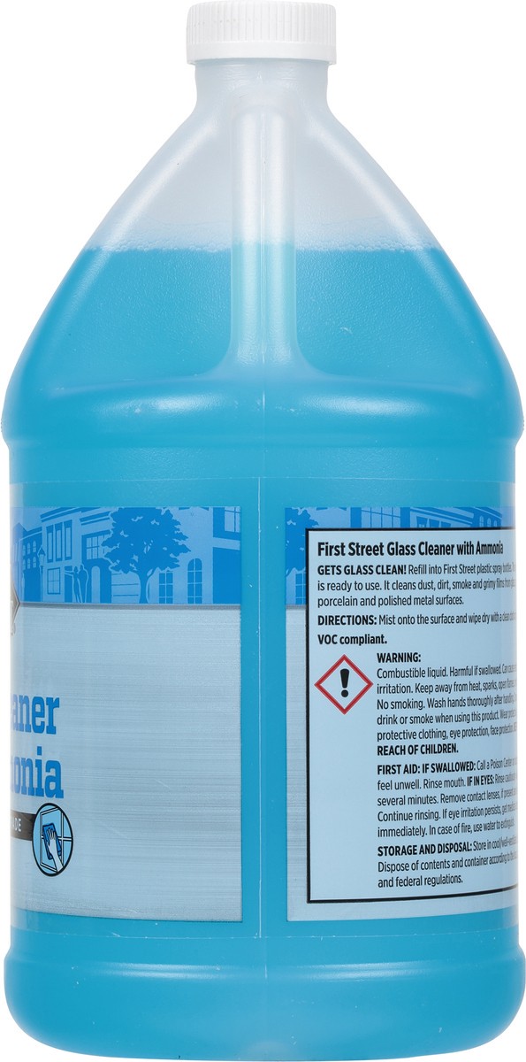 slide 11 of 12, Cb02 First Street Glass Cleaner With Ammonia, 1 gal