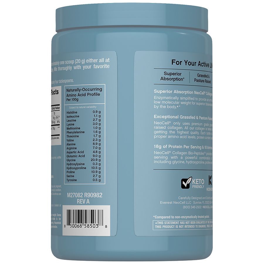 slide 3 of 5, NeoCell Collagen Bio-Peptides Protein 10 Oz, 10 oz