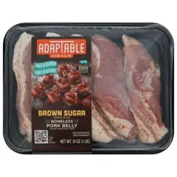 Adaptable Meals Brown Sugar Seasoned Dry Rub Boneless Pork Belly