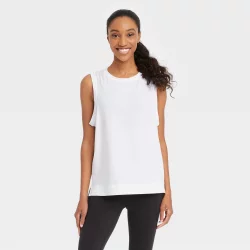 Women's Active Muscle Tank Top - All in Motion White M