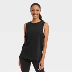 Women's Active Muscle Tank Top - All in Motion Black XXL