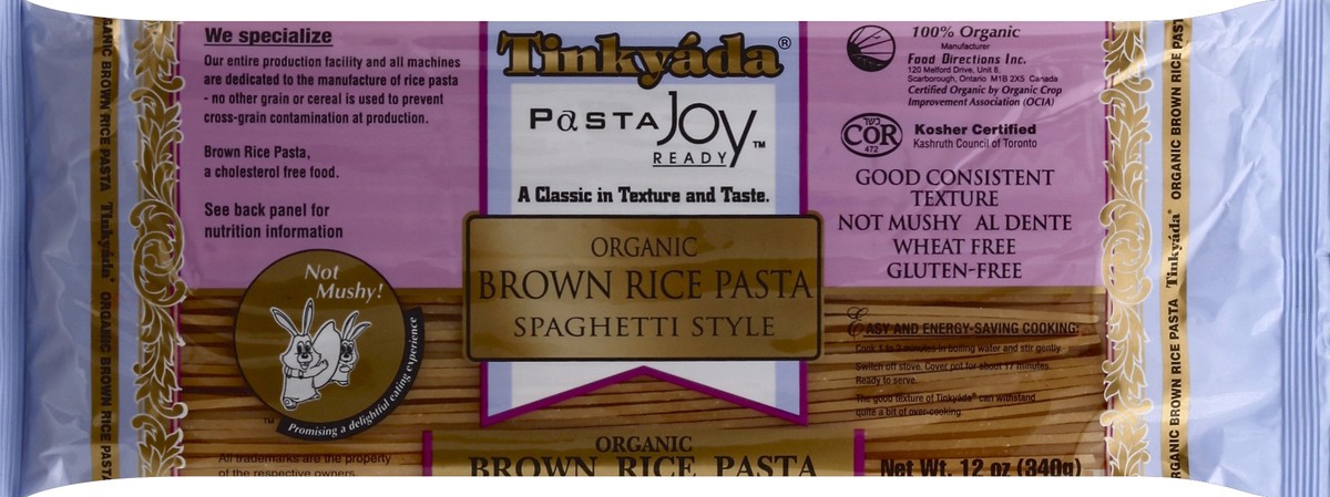 slide 5 of 6, Tinkyada Spaghetti Style Pasta 12 oz, 12 oz