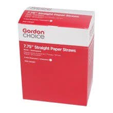 Gordon Choice 7.75" Paper Straws