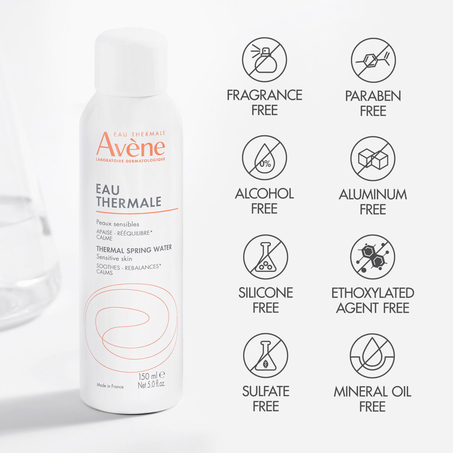 slide 6 of 7, Avène Thermal Spring Water 5.0 fl oz, 5 fl oz