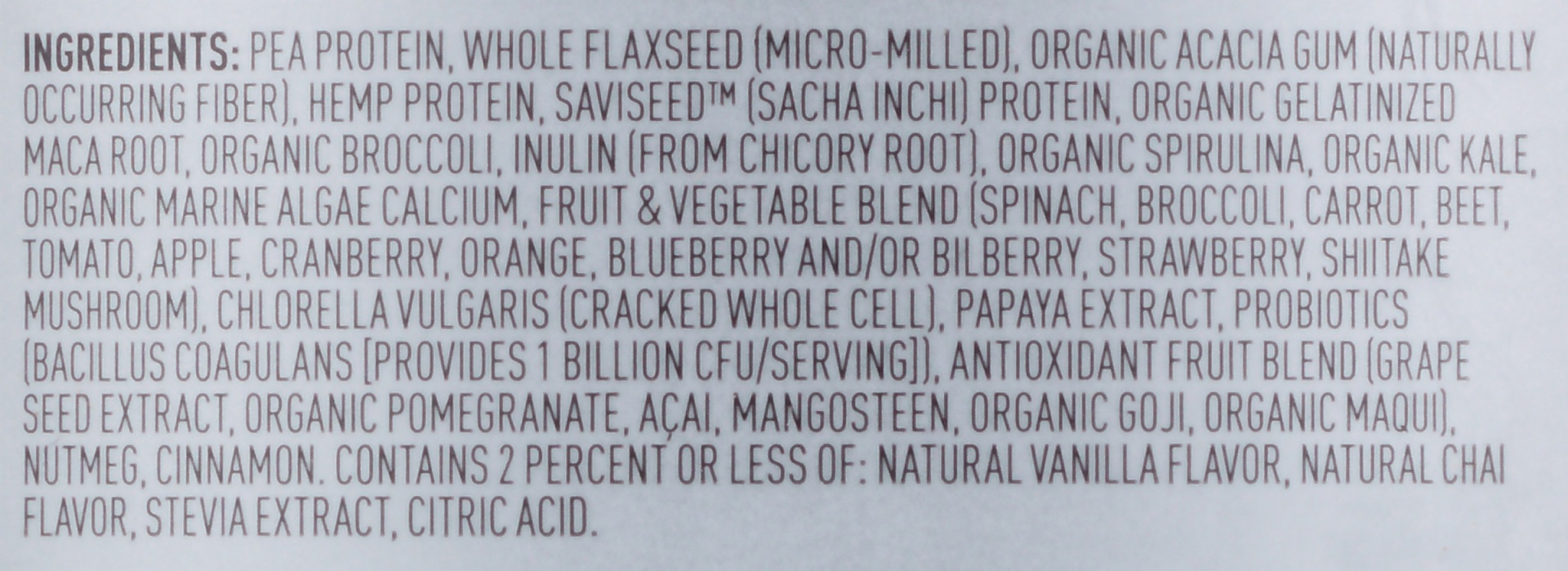 slide 6 of 6, Vega One Vanilla Chai Nutritional Shake Powder, 15.4 oz