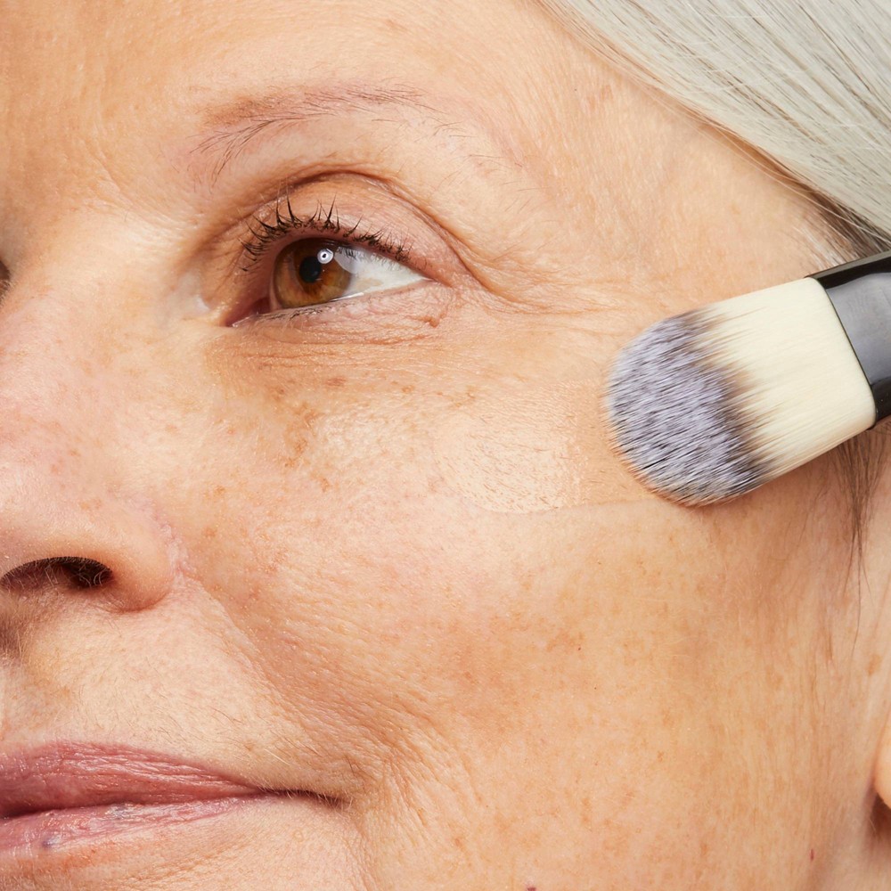 slide 7 of 9, No7 Restore & Renew Multi Action Serum Foundation SPF 20 - Warm Beige - 1.01 fl oz, 1.01 fl oz