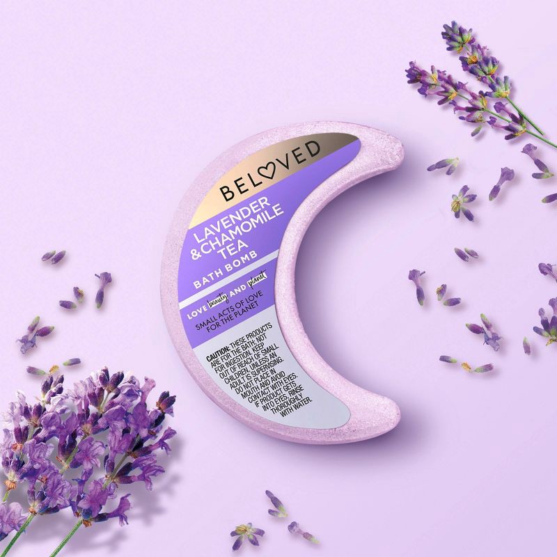 slide 3 of 4, Beloved Lavender & Chamomile Bath Bomb 4oz, 4 oz