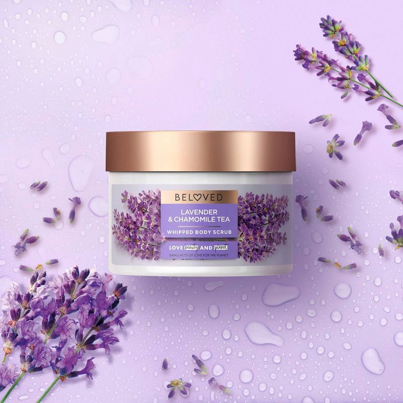 slide 3 of 5, Beloved Lavender & Chamomile Body Scrub 10oz, 10 oz