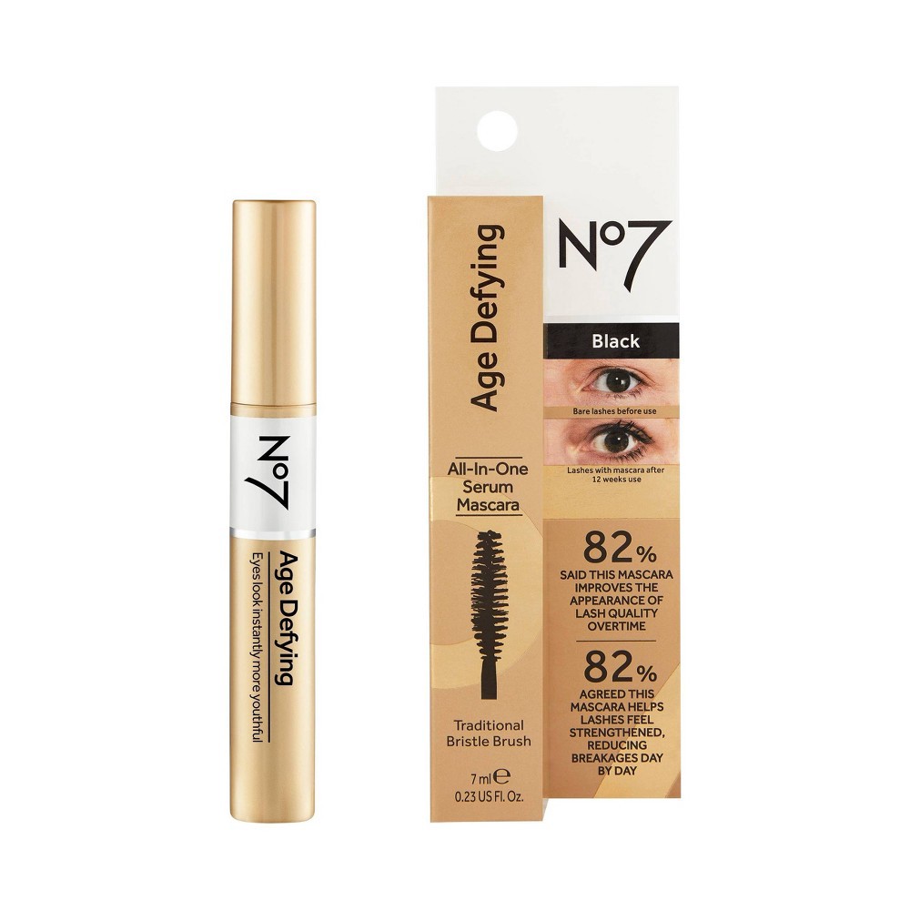 slide 3 of 7, No7 Age Defying All-In-One Serum Mascara - 0.23 fl oz, 0.23 fl oz