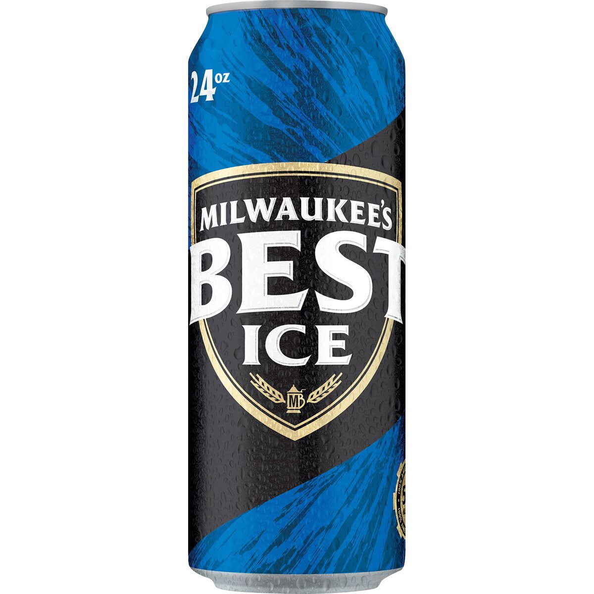 slide 2 of 2, Milwaukee's Best Ice Beer American Lager, 5.9% ABV, 1 Can, 24-oz. beer cans, 288 oz