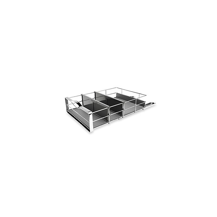 slide 1 of 1, simplehuman Pull-Out Cabinet Organizer - Grey, 14 in