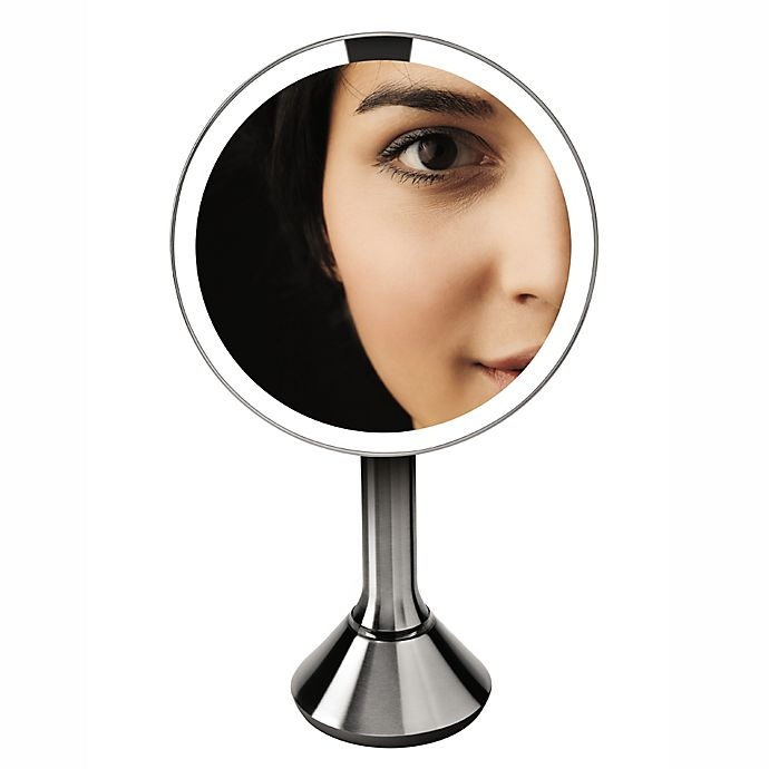 slide 2 of 5, simplehuman 5X Sensor Vanity Mirror, 1 ct