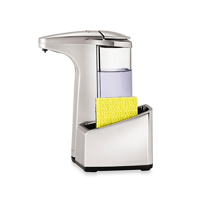 slide 3 of 4, simplehuman Dish Soap Sensor Pump with Caddy, 1 ct