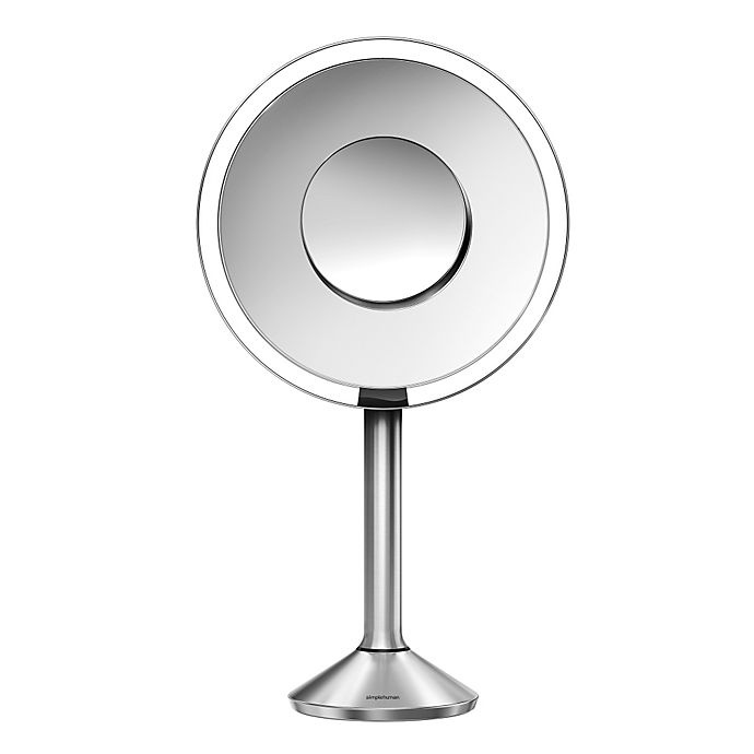 slide 2 of 4, simplehuman Sensor Mirror Pro - Brushed Stainless Steel, 8 in