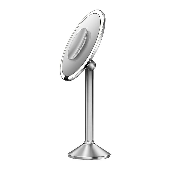 slide 3 of 4, simplehuman Sensor Mirror Pro - Brushed Stainless Steel, 8 in