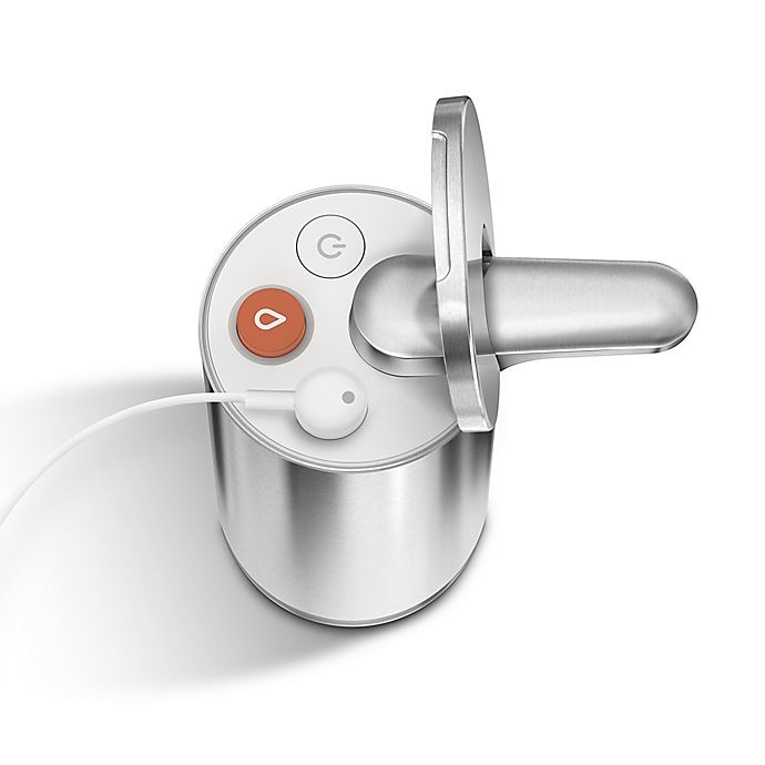 slide 5 of 5, simplehuman Rechargeable Foaming Sensor Pump - Brushed Stainless Steel, 1 ct