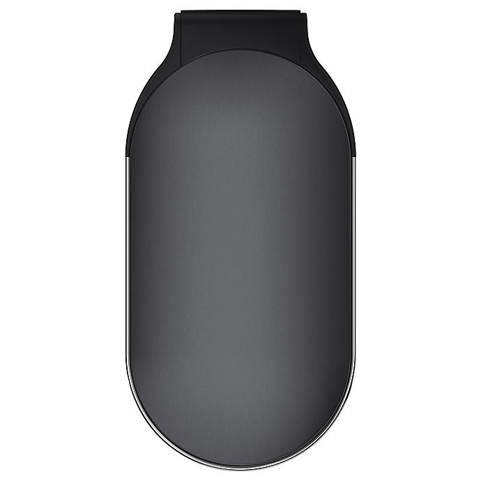 slide 3 of 4, simplehuman Slim Step-On Trash Can with Liner Rim - Black, 45 liter