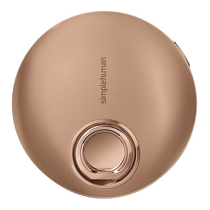 slide 3 of 6, simplehuman Sensor Mirror Compact - Rose Gold/Stainless Steel, 1 ct