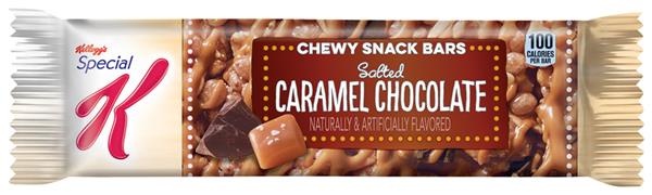 slide 1 of 1, Kellogg's Special K Salted Caramel Chocolate Chewy Snack Bar, 0.88 oz