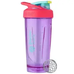 BlenderBottle Strada 28oz Tritan Water Bottle with Lid - Purple/Pink/Blue
