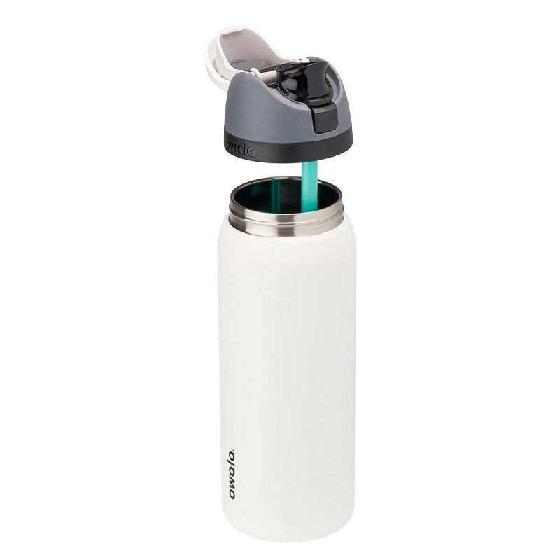 slide 2 of 4, Owala 32oz FreeSip Stainless Steel Water Bottle - Sleek, 32 oz