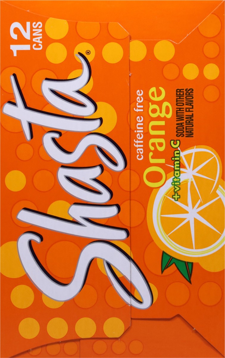 slide 6 of 9, Shasta Caffeine Free + Vitamin C Orange Soda - 12 oz, 12 oz