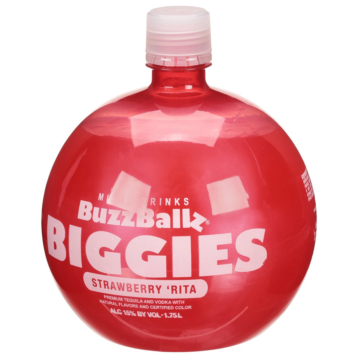 slide 5 of 9, BuzzBallz Strawberry 'Rita Mixed Drinks 1.75 l, 1.75 liter