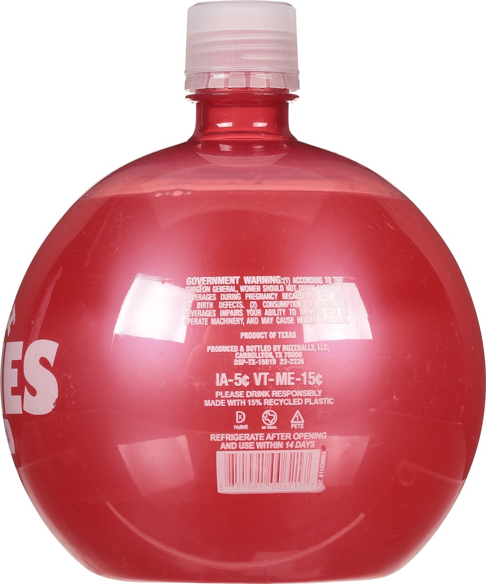 slide 6 of 9, BuzzBallz Strawberry 'Rita Mixed Drinks 1.75 l, 1.75 liter