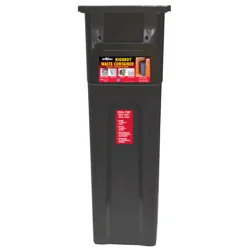 United Solutions Highboy Waste Basket - Black