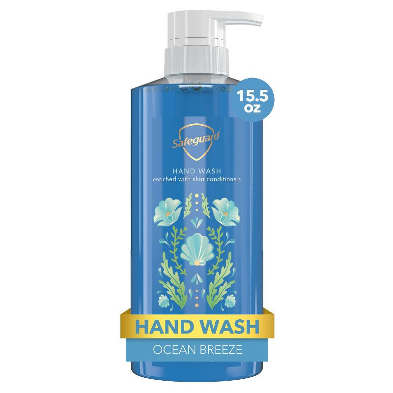 slide 8 of 9, Safeguard Liquid Hand Soap - Ocean Breeze - 15.5 fl oz, 15.5 fl oz