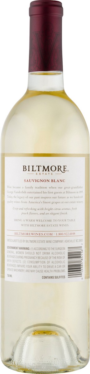 slide 5 of 10, Biltmore American Sauvignon Blanc, 750 ml