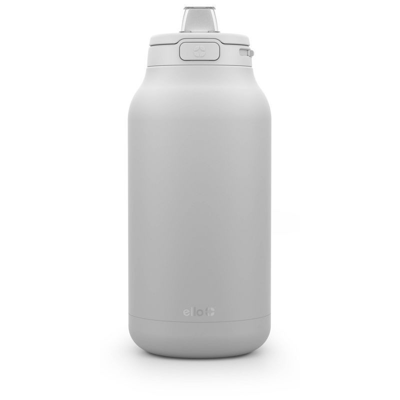 slide 2 of 8, Ello 64oz Hydra Stainless Steel 1/2 Gallon Jug - Gray: BPA-Free, Vacuum-Insulated Water Jug, Dishwasher-Safe Parts, 64 oz, 1/2 gal