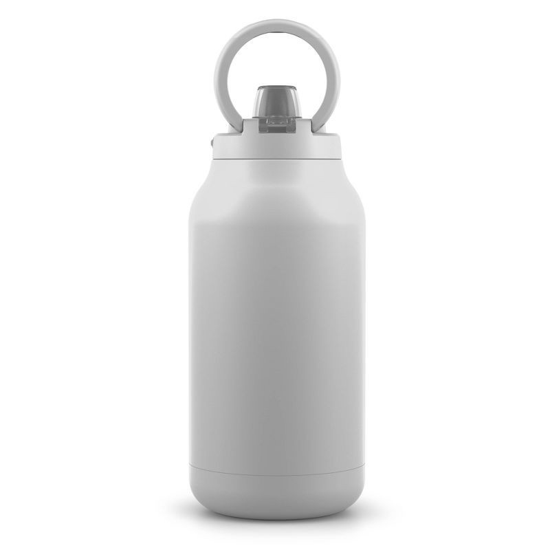 slide 5 of 8, Ello 64oz Hydra Stainless Steel 1/2 Gallon Jug - Gray: BPA-Free, Vacuum-Insulated Water Jug, Dishwasher-Safe Parts, 64 oz, 1/2 gal