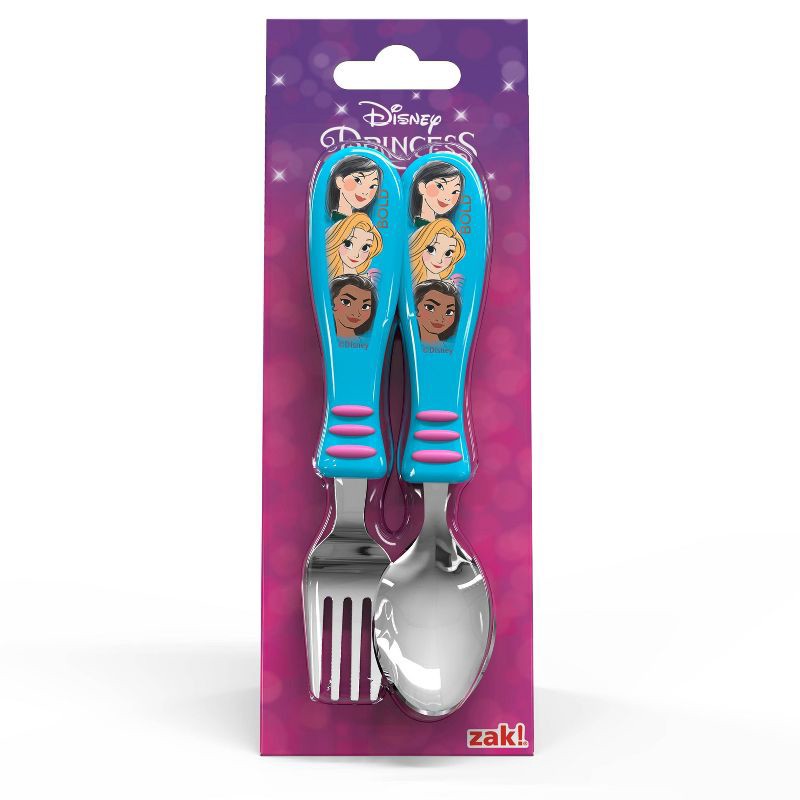 Disney Princess 2pc Stainless Steel Flatware Set - Zak Designs