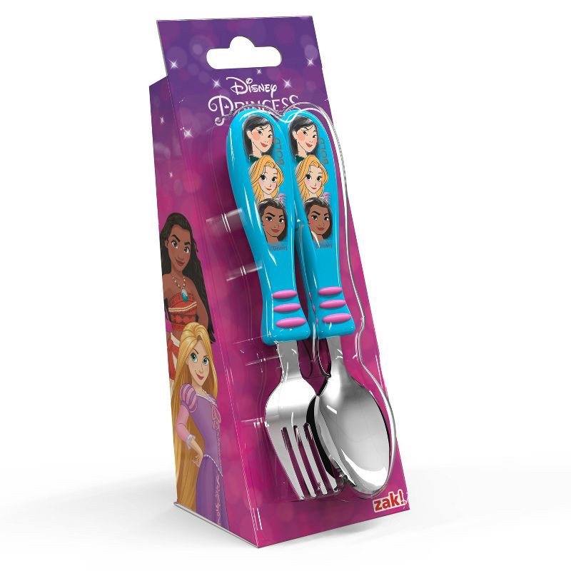 Disney Princess 2pc Stainless Steel Flatware Set - Zak Designs