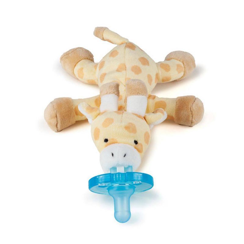 slide 3 of 9, WubbaNub Detachable Pacifier - Giraffe, 1 ct