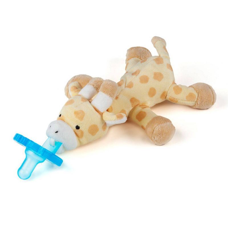 slide 4 of 9, WubbaNub Detachable Pacifier - Giraffe, 1 ct