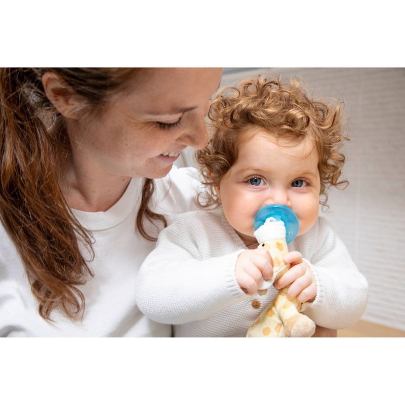 slide 6 of 9, WubbaNub Detachable Pacifier - Giraffe, 1 ct