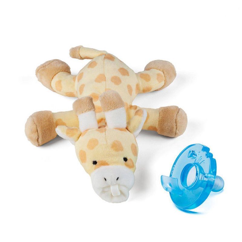 slide 1 of 9, WubbaNub Detachable Pacifier - Giraffe, 1 ct